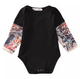 Baby Tattoo Onesie - Black.